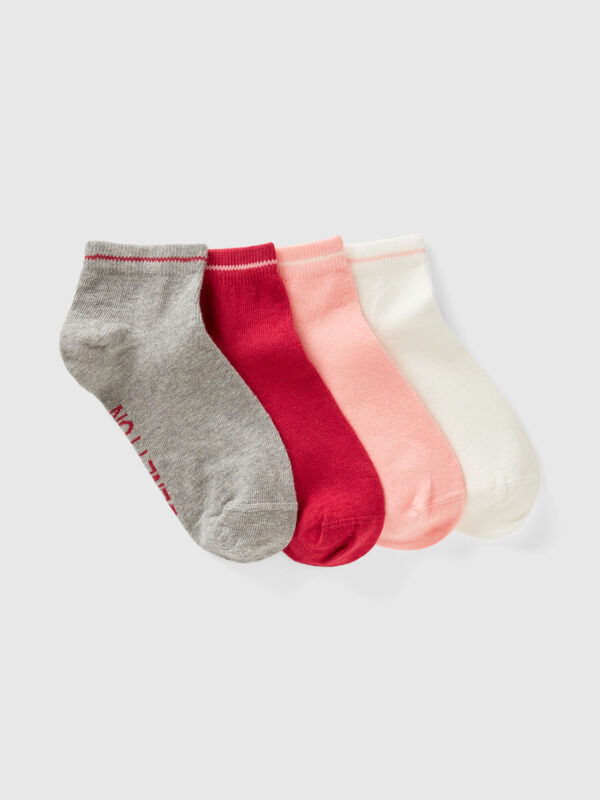 Pack de calcetines cortos de algodón orgánico mixto Niño