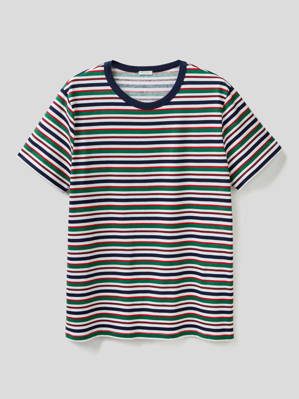 Camiseta de rayas de algodón 100 % image number 1