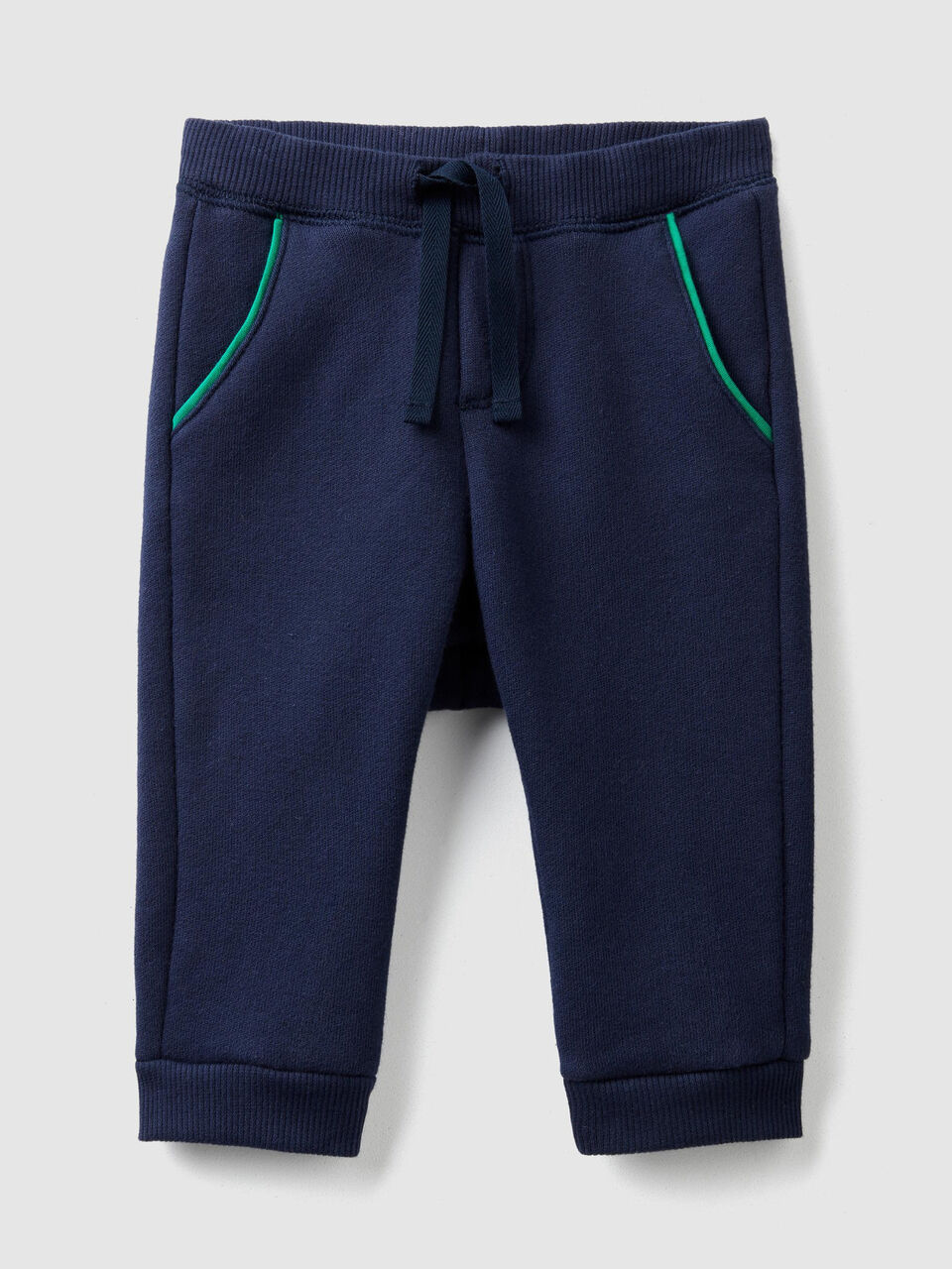 Pantalón de felpa con cordón de ajuste image number 1