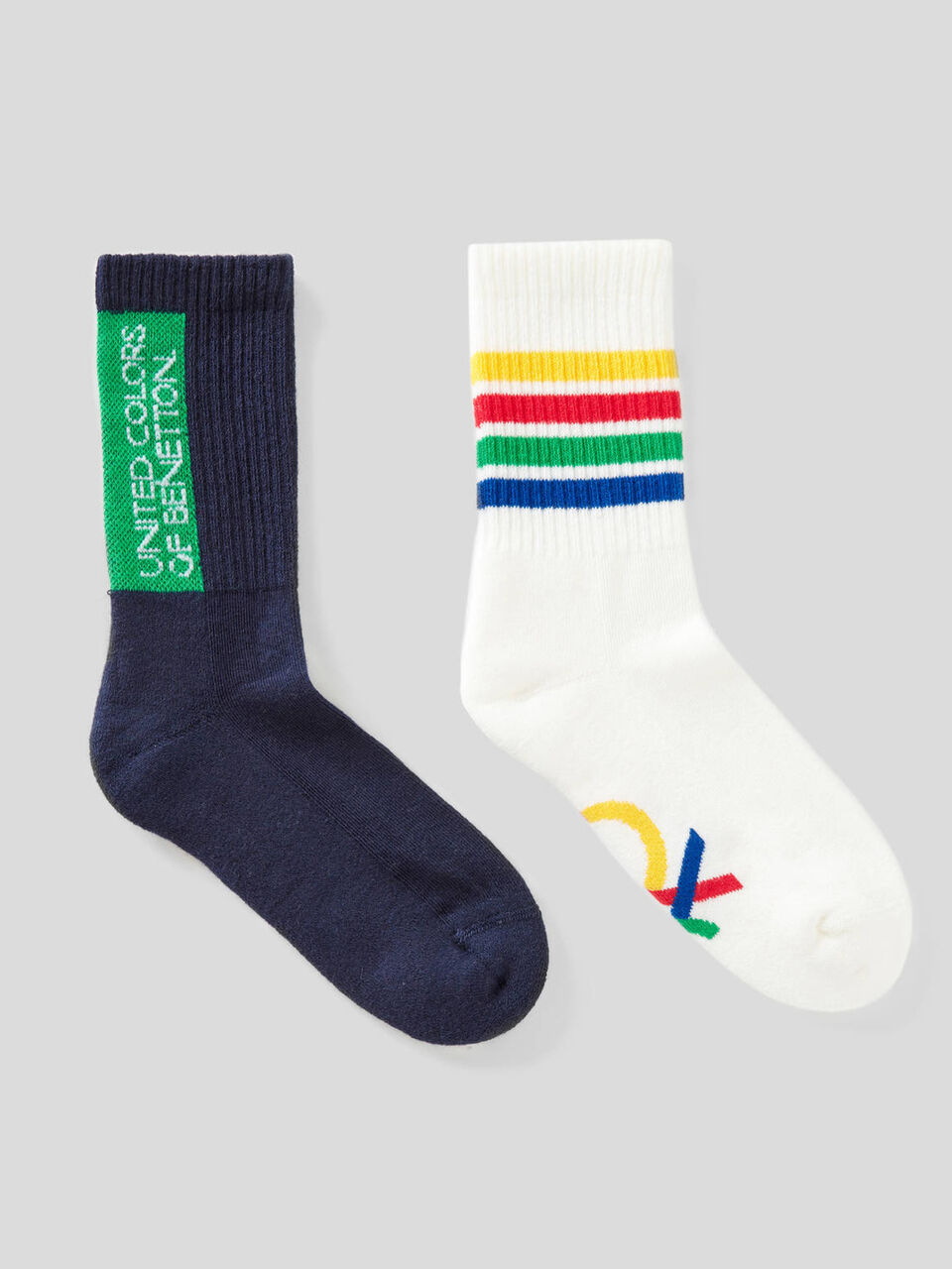 Dos pares de calcetines con logo image number 1