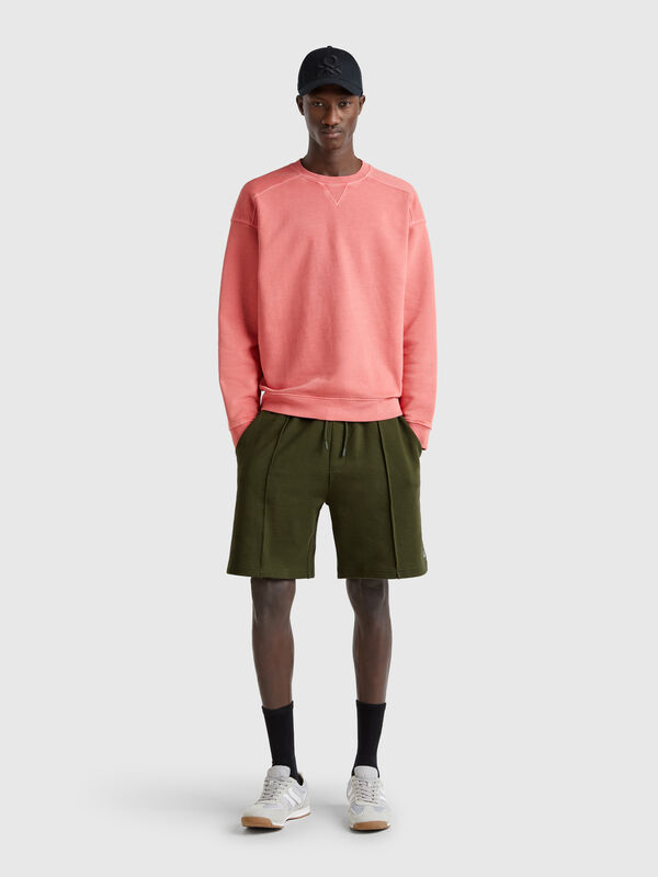 Bermudas de felpa de algodón  Hombre
