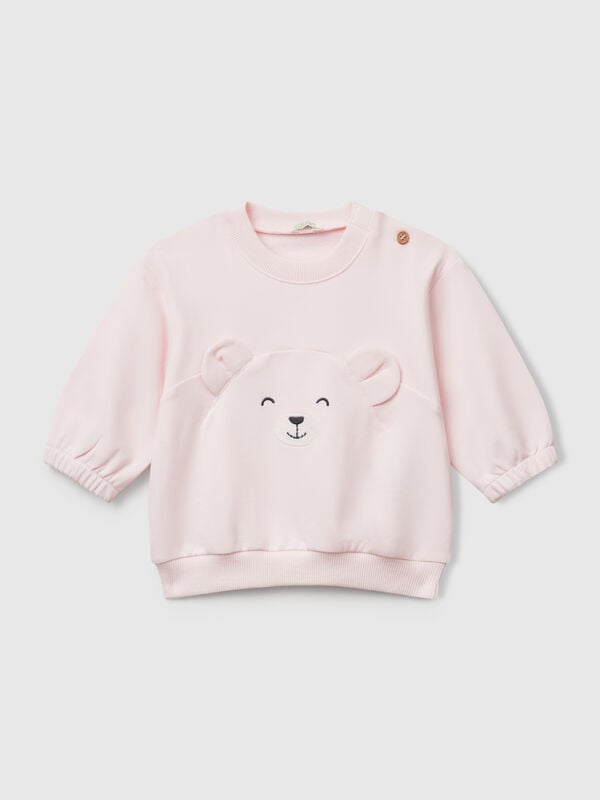 Sudadera con bordado y parche Recién nacidos