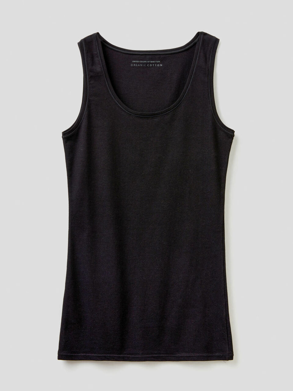 Camiseta de tirantes de algodón orgánico super stretch image number 1