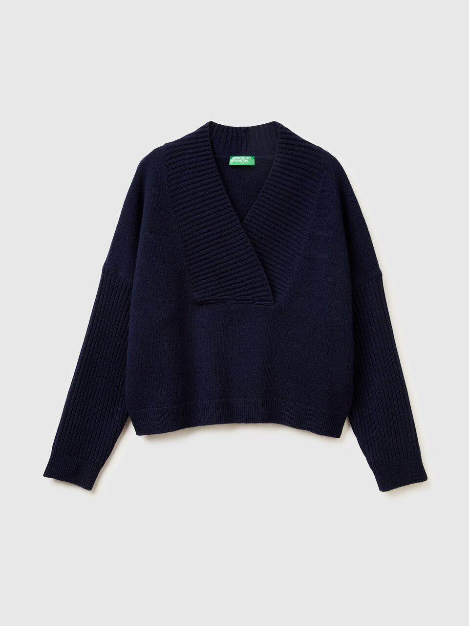 V NECK SWEATER L/S Mujer image number 1