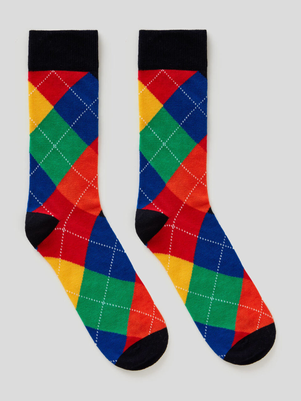 Calcetines estampados de algodón orgánico mixto image number 1