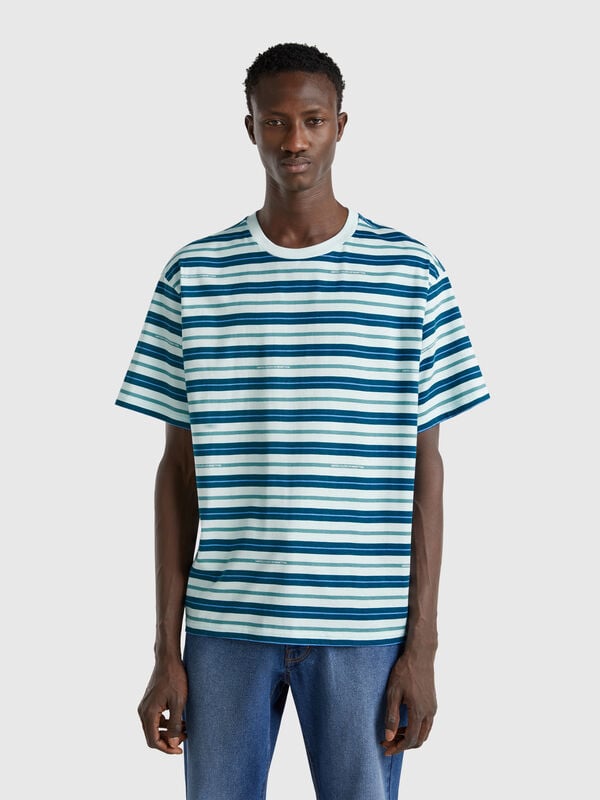 Camiseta oversize rayas Hombre