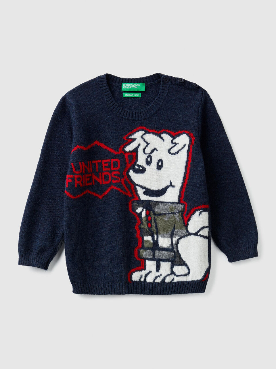 Jersey de tricot con grabado image number 1