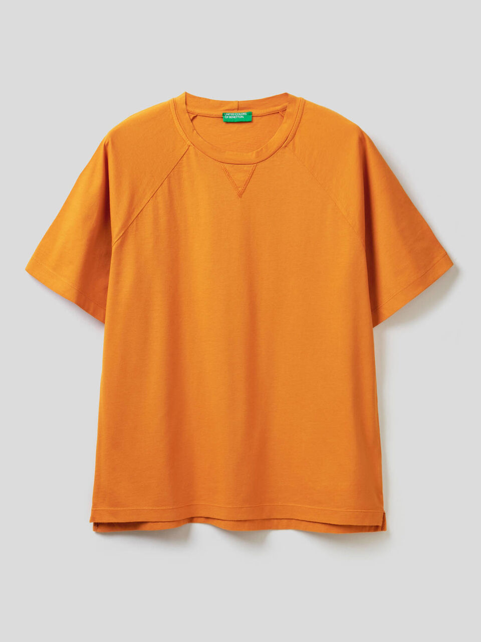 Camiseta de 100 % algodón con manga raglán image number 1