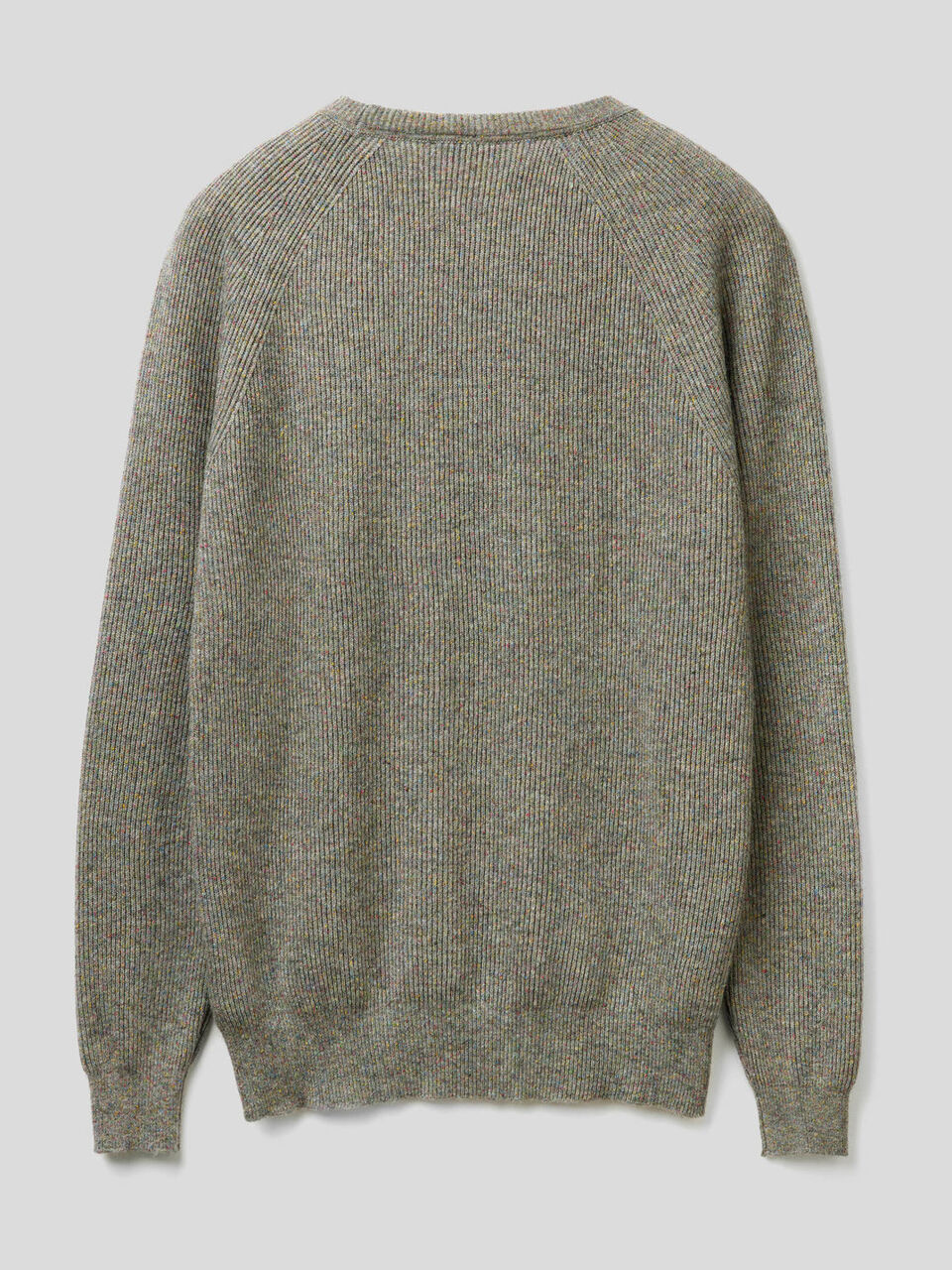 Jersey de lana mixta y seda acanalada image number 2