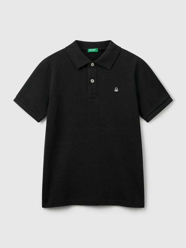 Polo slim fit de puro algodón Niño