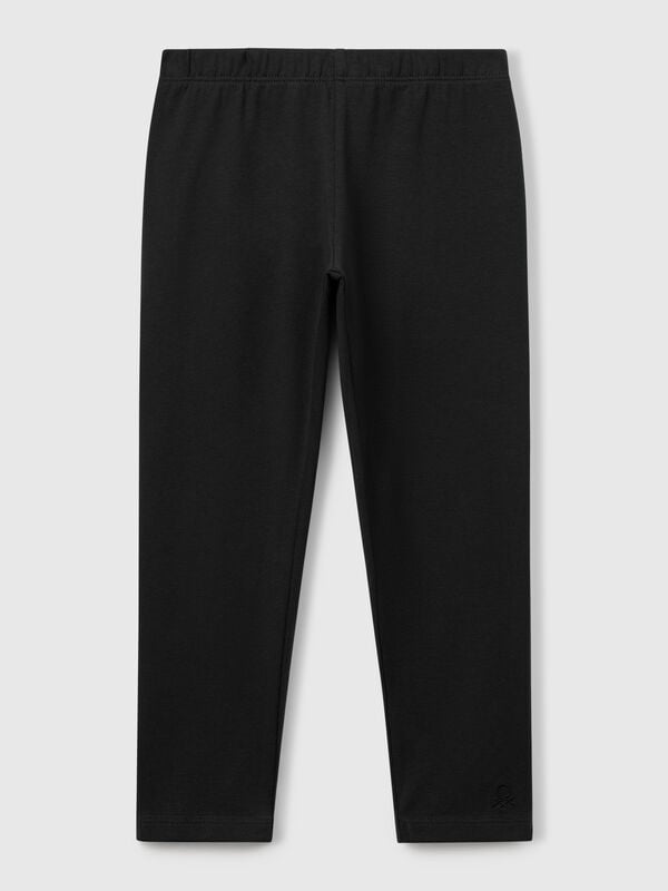 Leggings de algodón elástico Niña