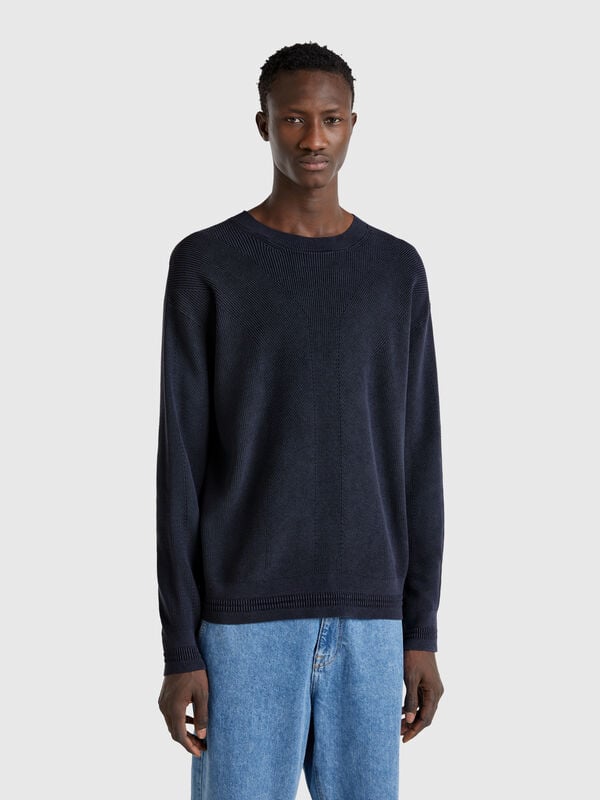 Jersey de punto de puro algodón Hombre