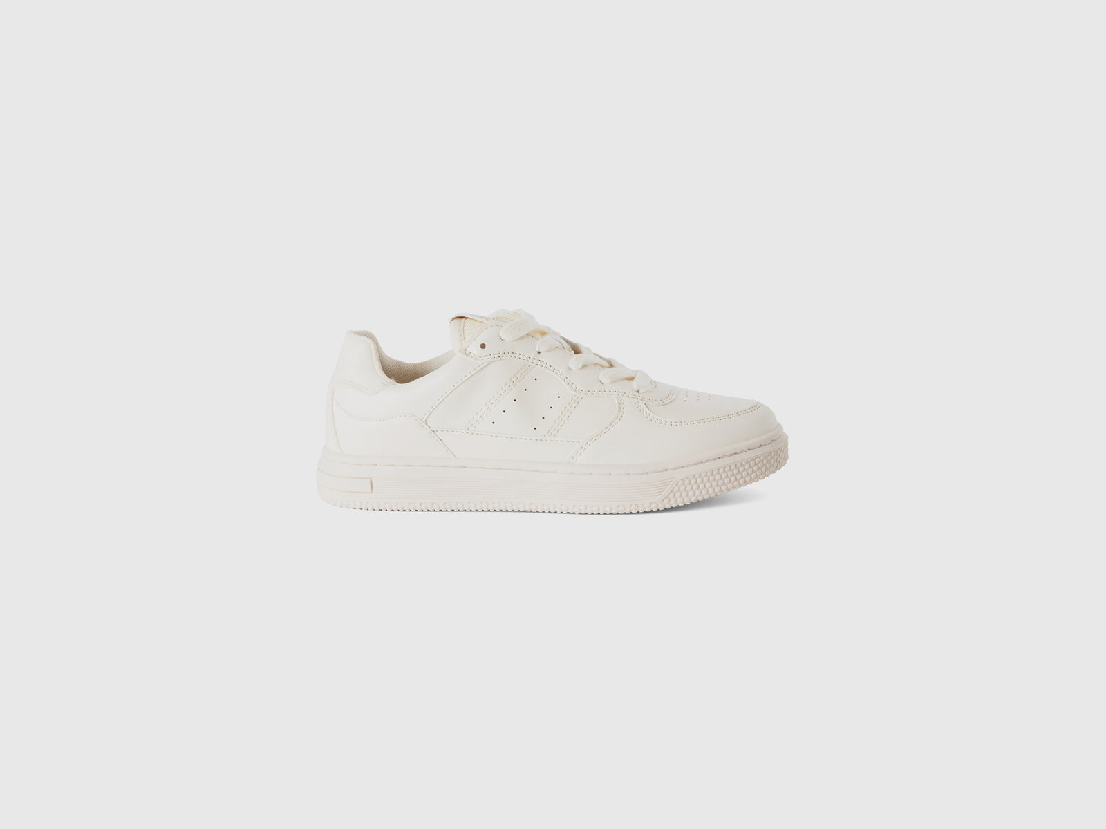 Zapatillas deportivas casual de niño Benetton suaves color blanco