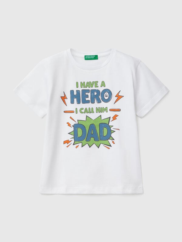 Camiseta de algodón con estampado Niño