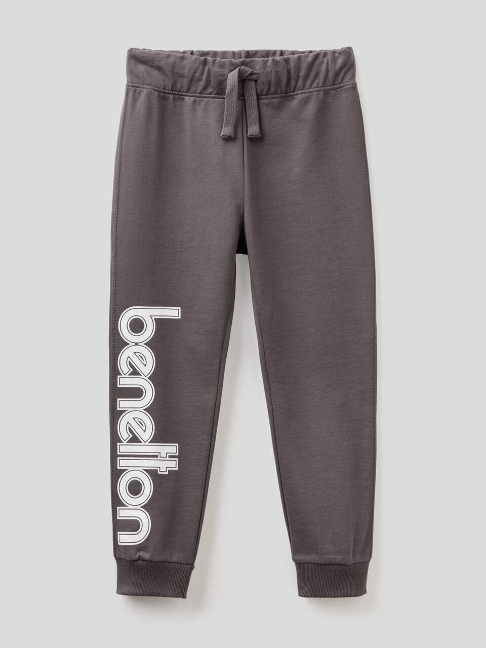 Pantalón de felpa de 100 % algodón con logotipo image number 1