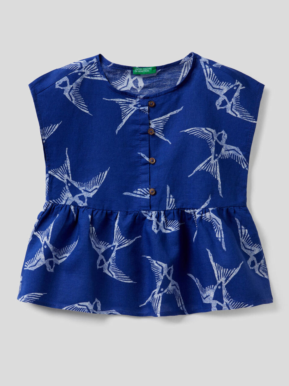 Blusa de manga corta estampada image number 1