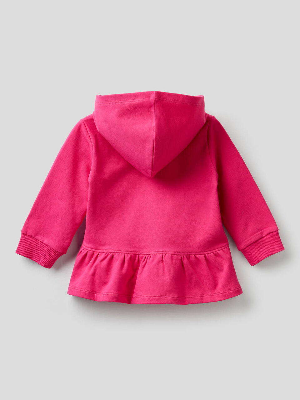 Sudadera con volante y capucha image number 2