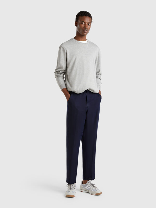 Chinos de puro lino Hombre