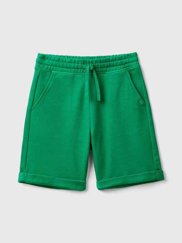 Bermudas de felpa de puro algodón Niño