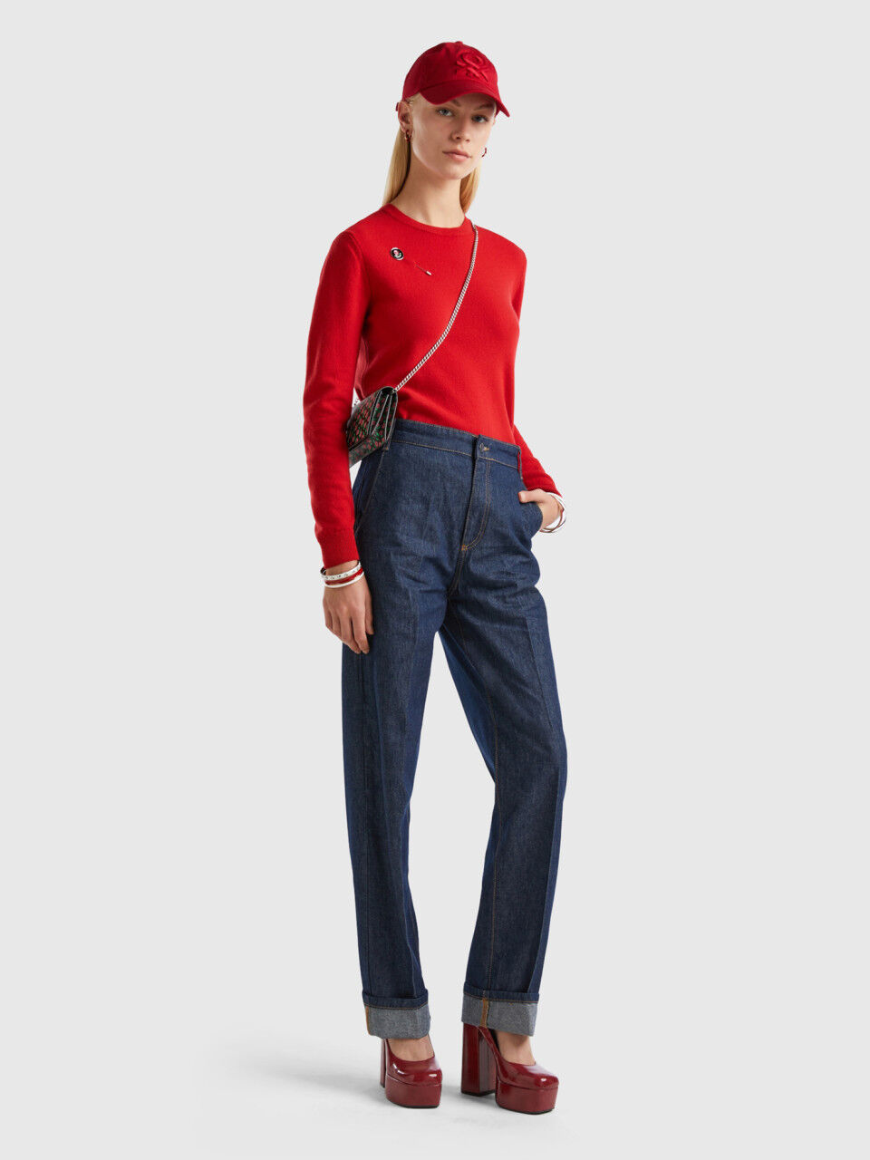 Vaqueros Talle Alto Mujer Nueva Colecci n 2024 Benetton