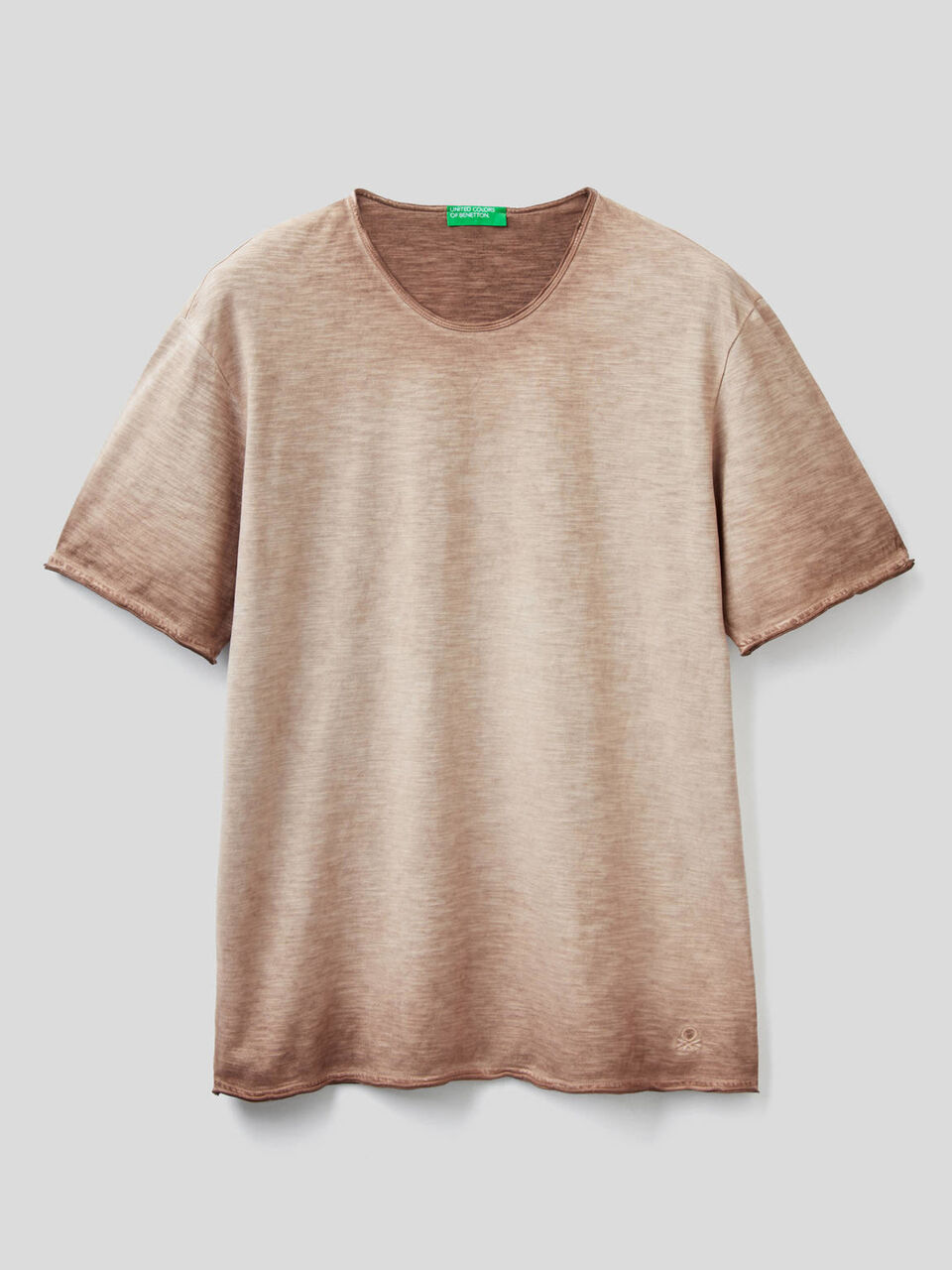 Camiseta de algodón con efecto degradado image number 1