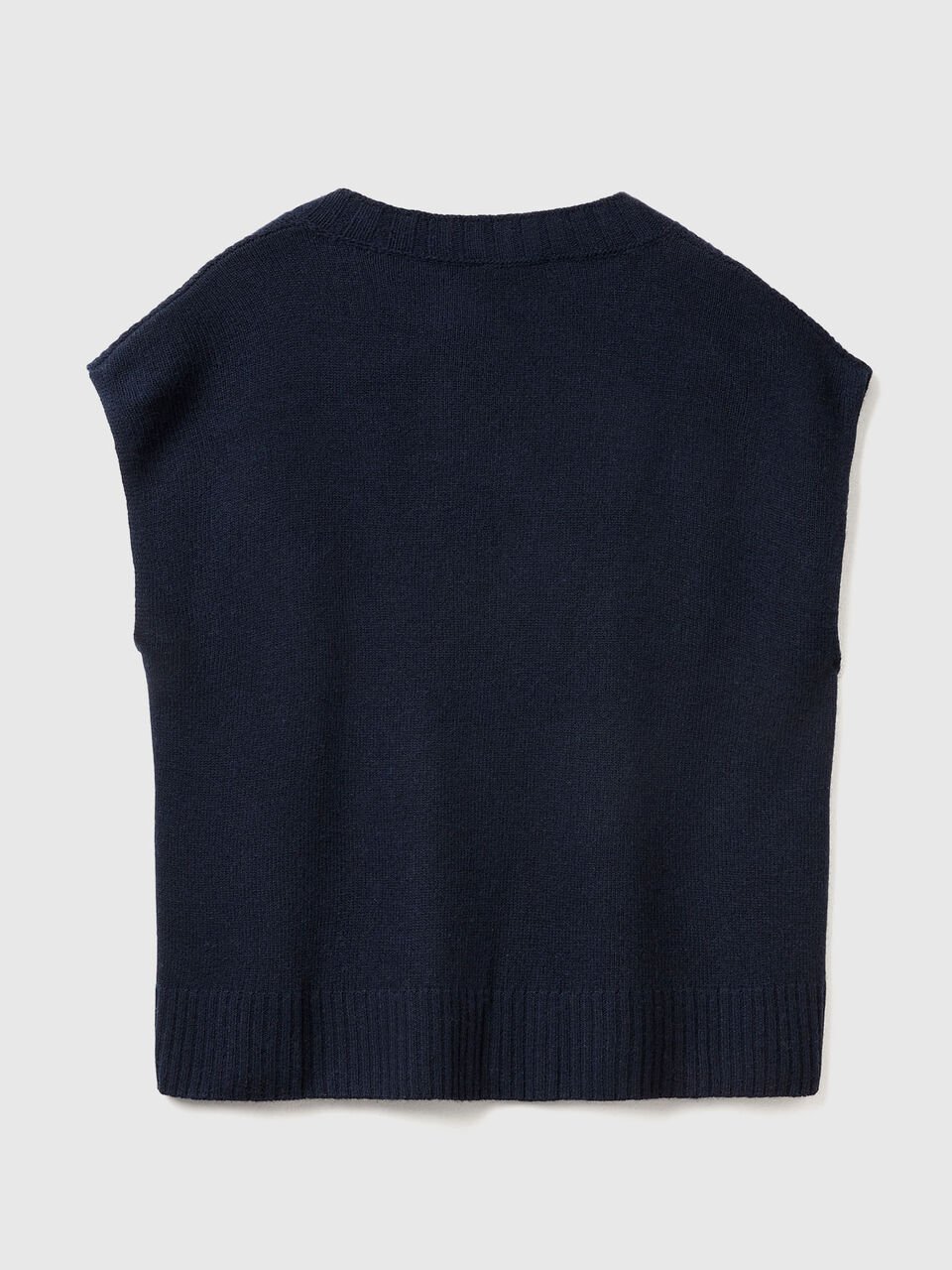 S/L V NECK SWEATER Mujer image number 2