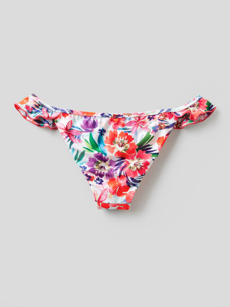 Braguita de bikini con estampado de flores image number 2