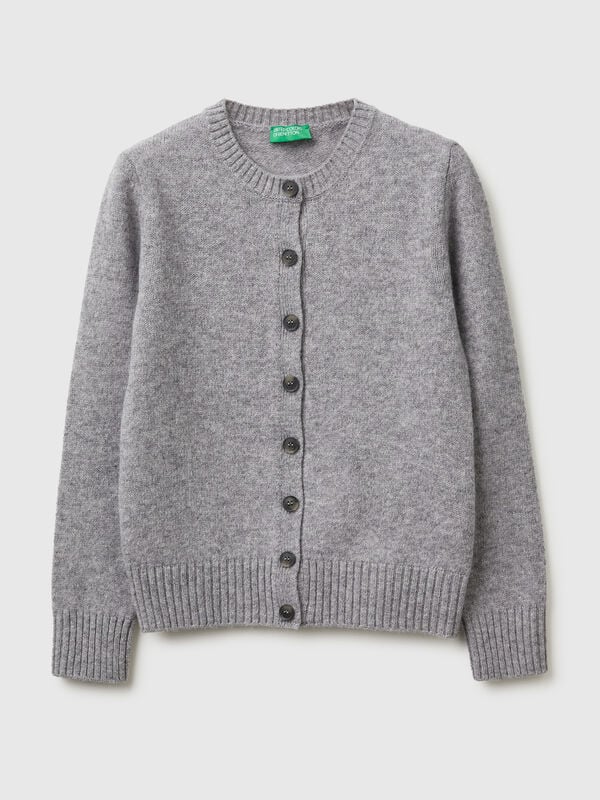 Cárdigan de pura lana Shetland Mujer