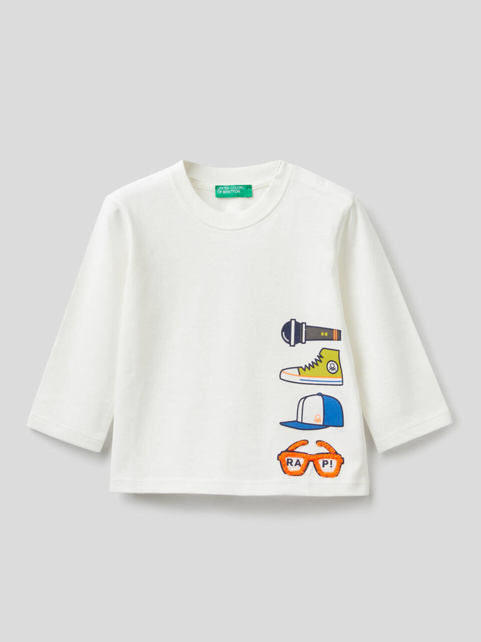 Camiseta estampada de algodón orgánico image number 1