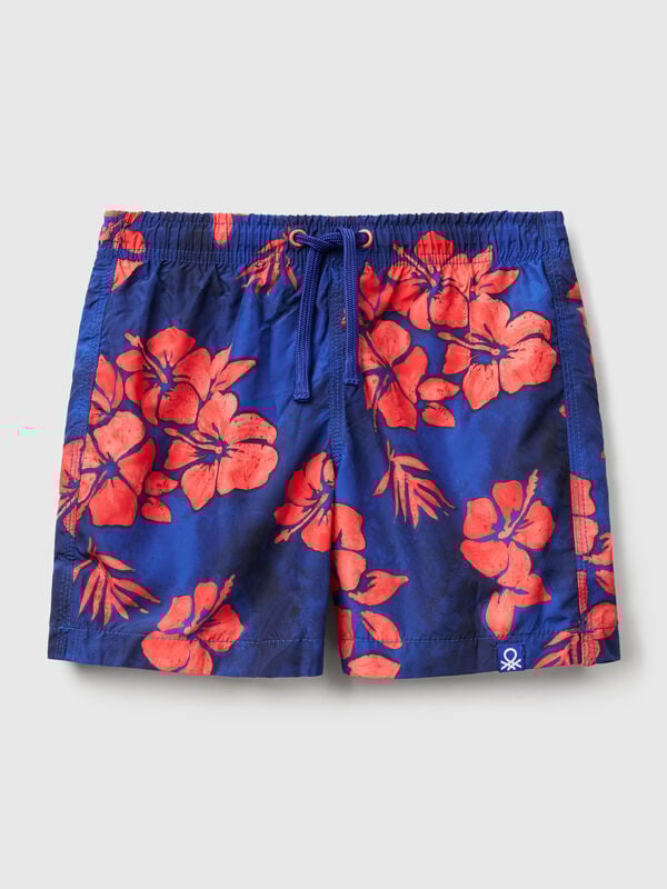 Bañador de nailon estampado Niño