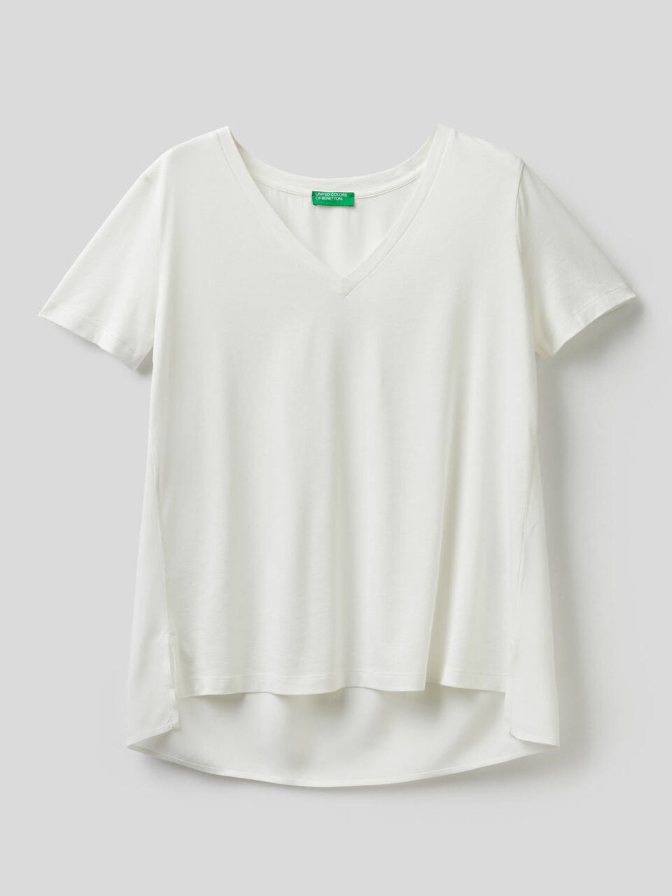 Camiseta con parte trasera de viscosa image number 1