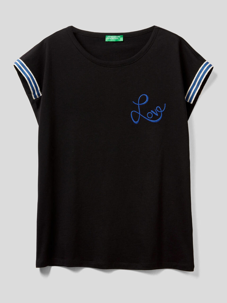 Camiseta con bordado «Love» image number 1