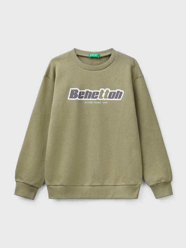 Sudadera de 100 % algodón con estampado Niño