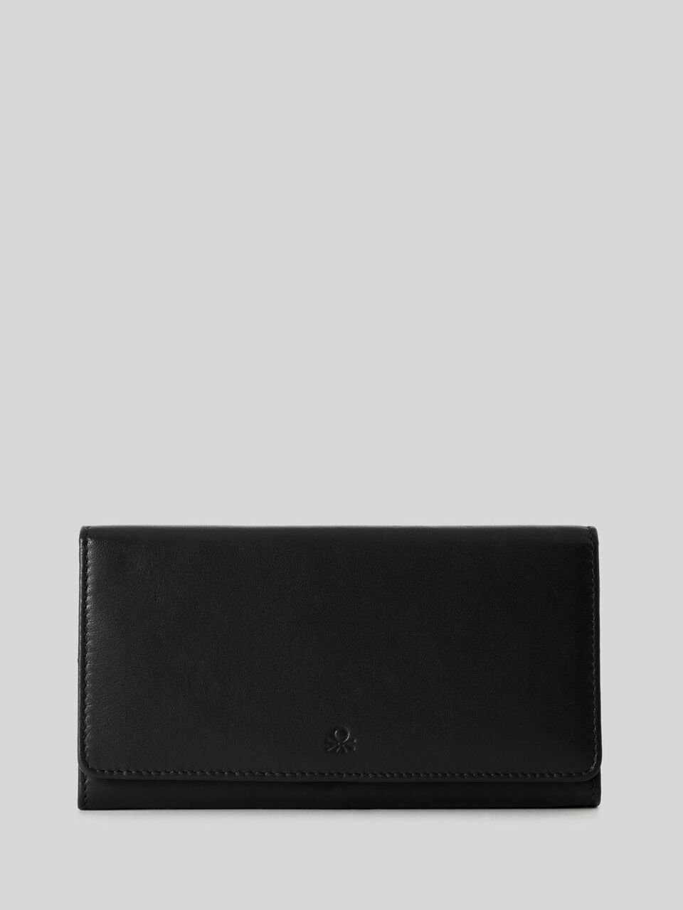 Cartera de piel auténtica con cremallera image number 1