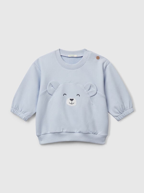 Sudadera con bordado y parche Recién nacidos