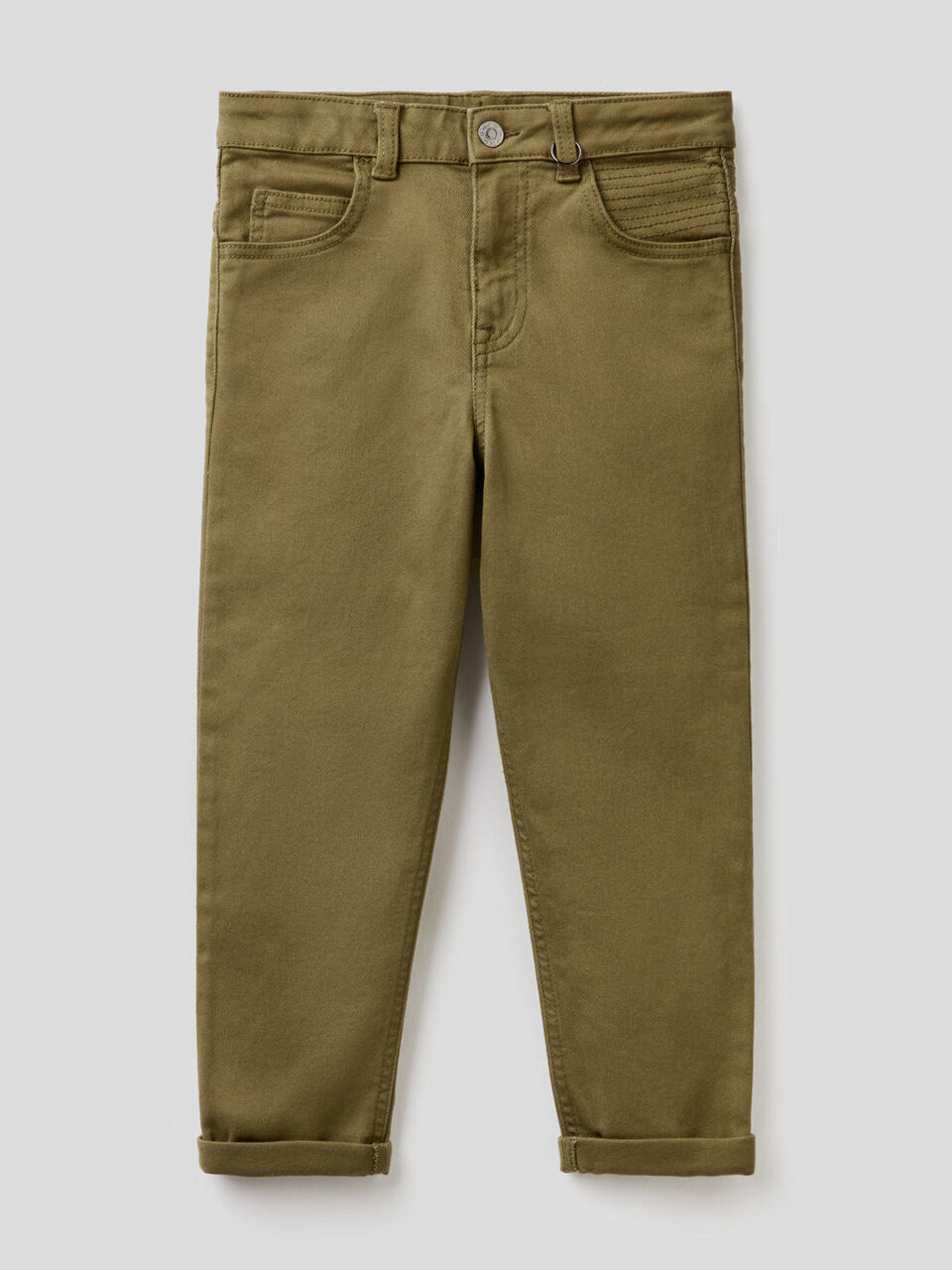 Pantalones ajustados con costuras image number 1