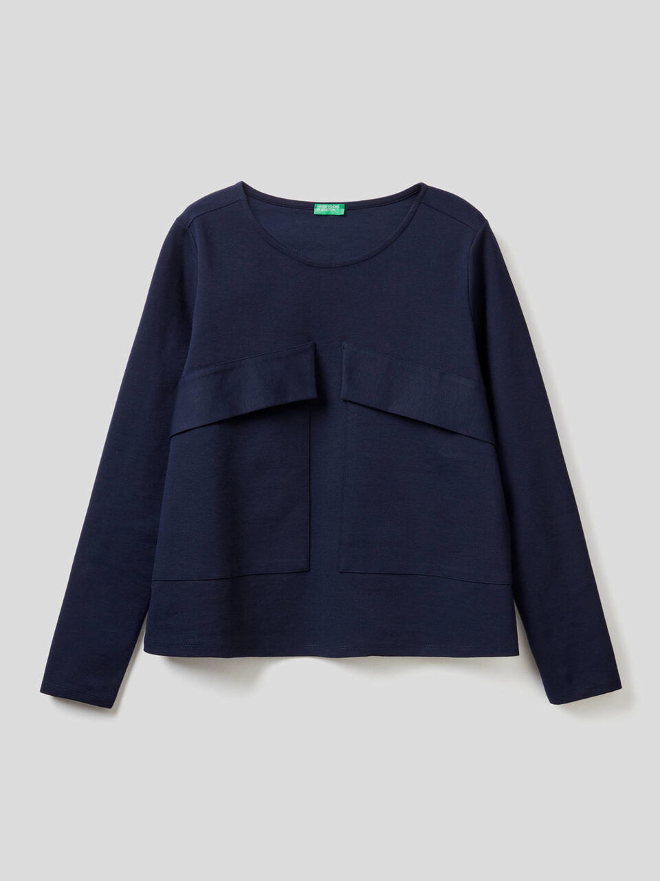 Sudadera boxy con maxibolsillos image number 1