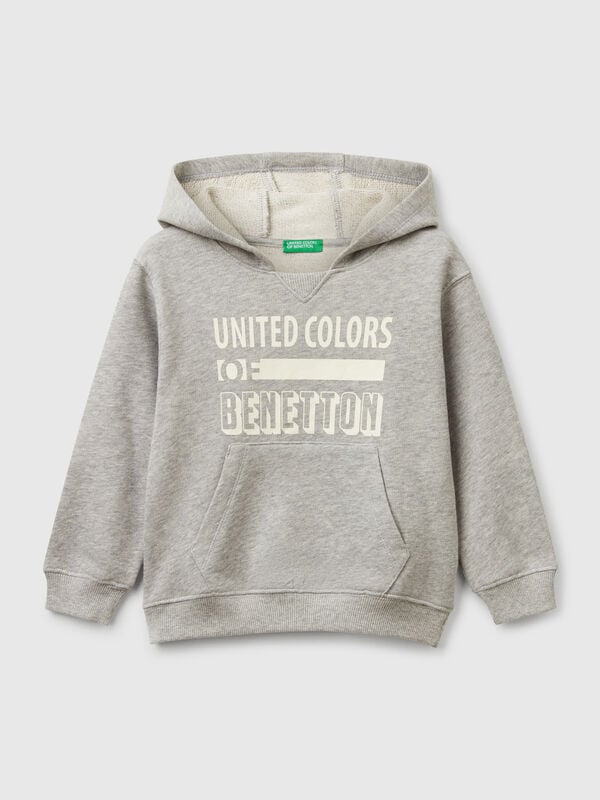 Sudadera con capucha 100% algodón Niño