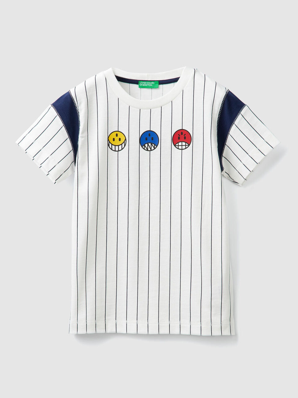 Camiseta de rayas con estampados image number 1