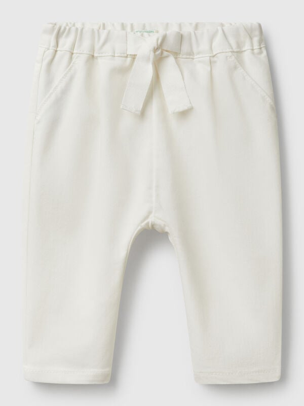 Pantalón elástico con cordón Recién nacidos