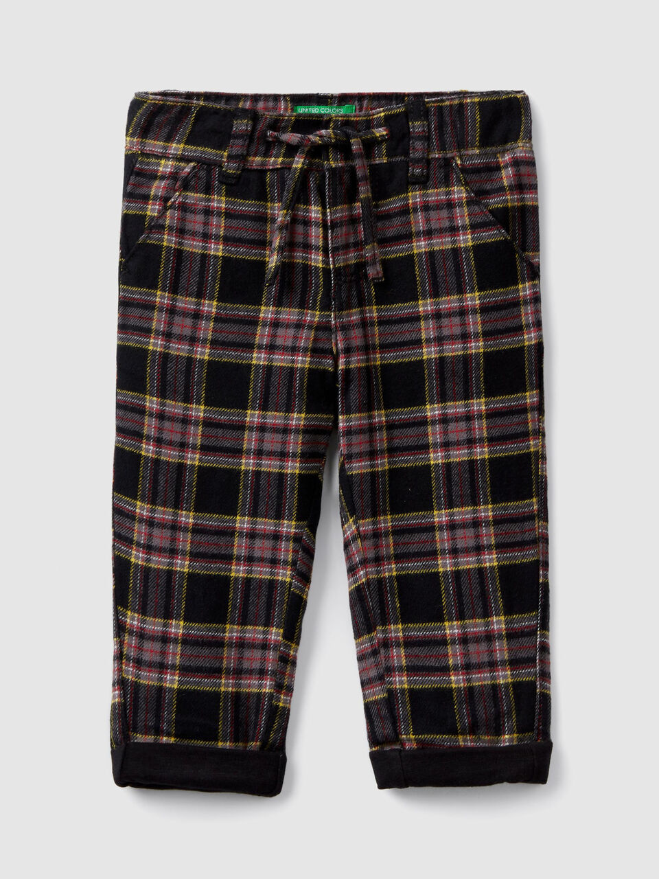 Pantalón de cuadros de franela image number 1