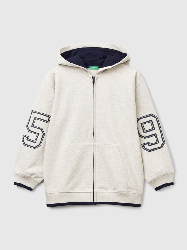 Sudadera con estampado engomado Niño