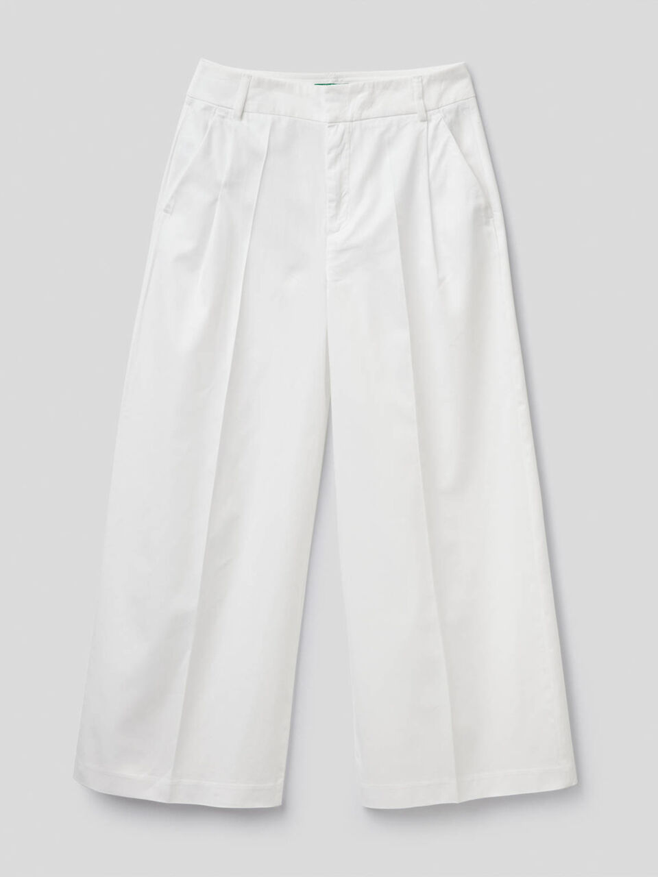 Pantalón de pernera amplia con pinzas image number 1