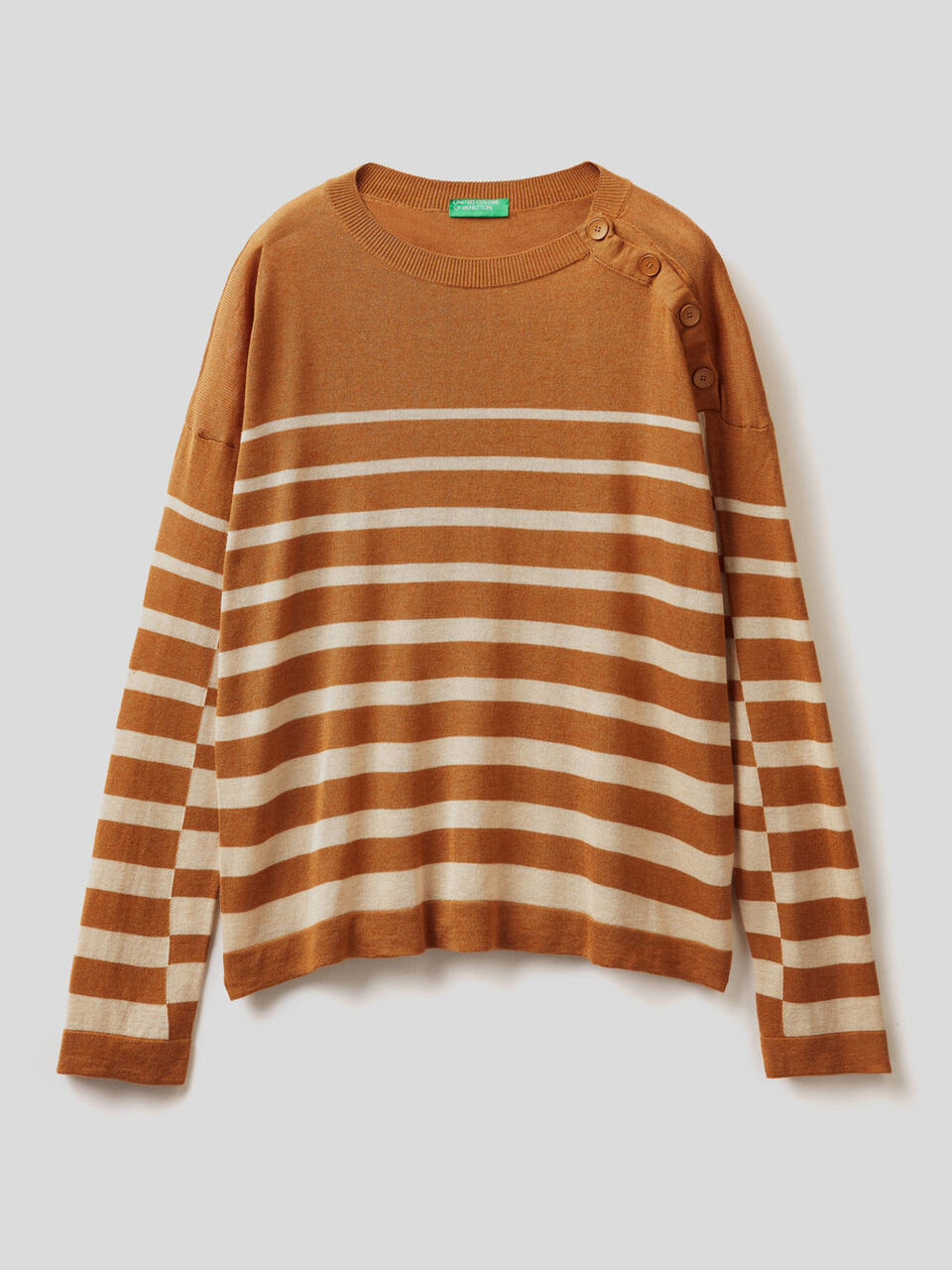 Jersey de rayas con detalle de botones image number 1