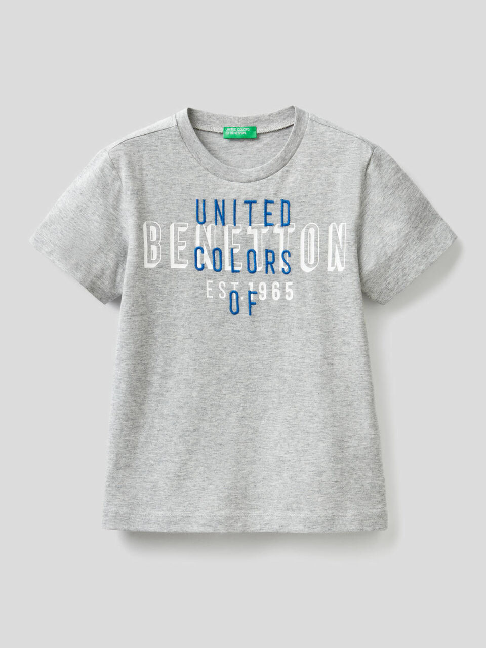 Camiseta de 100 % algodón con logotipo bordado image number 1