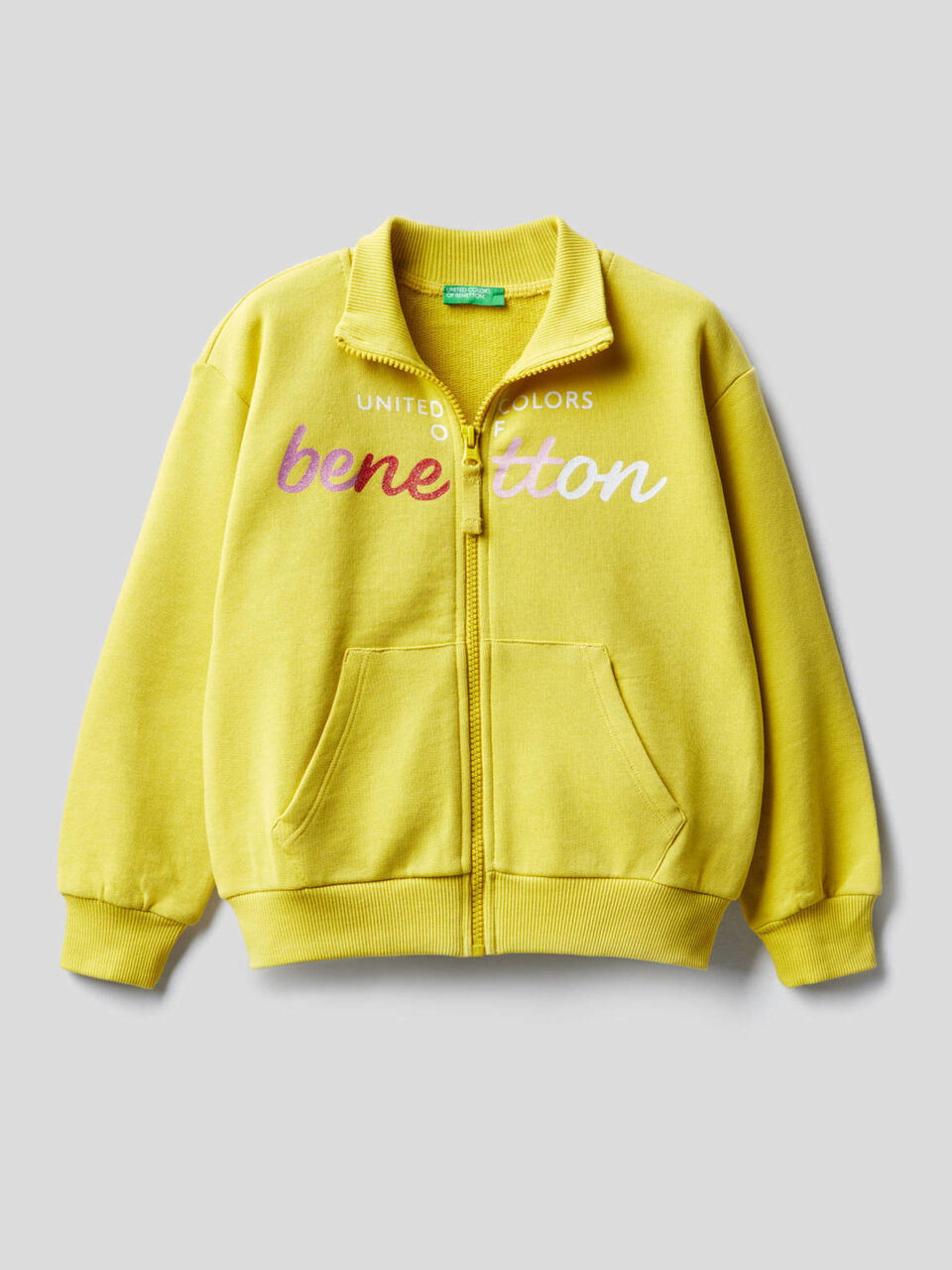 Sudadera de 100 % algodón con cremallera image number 1