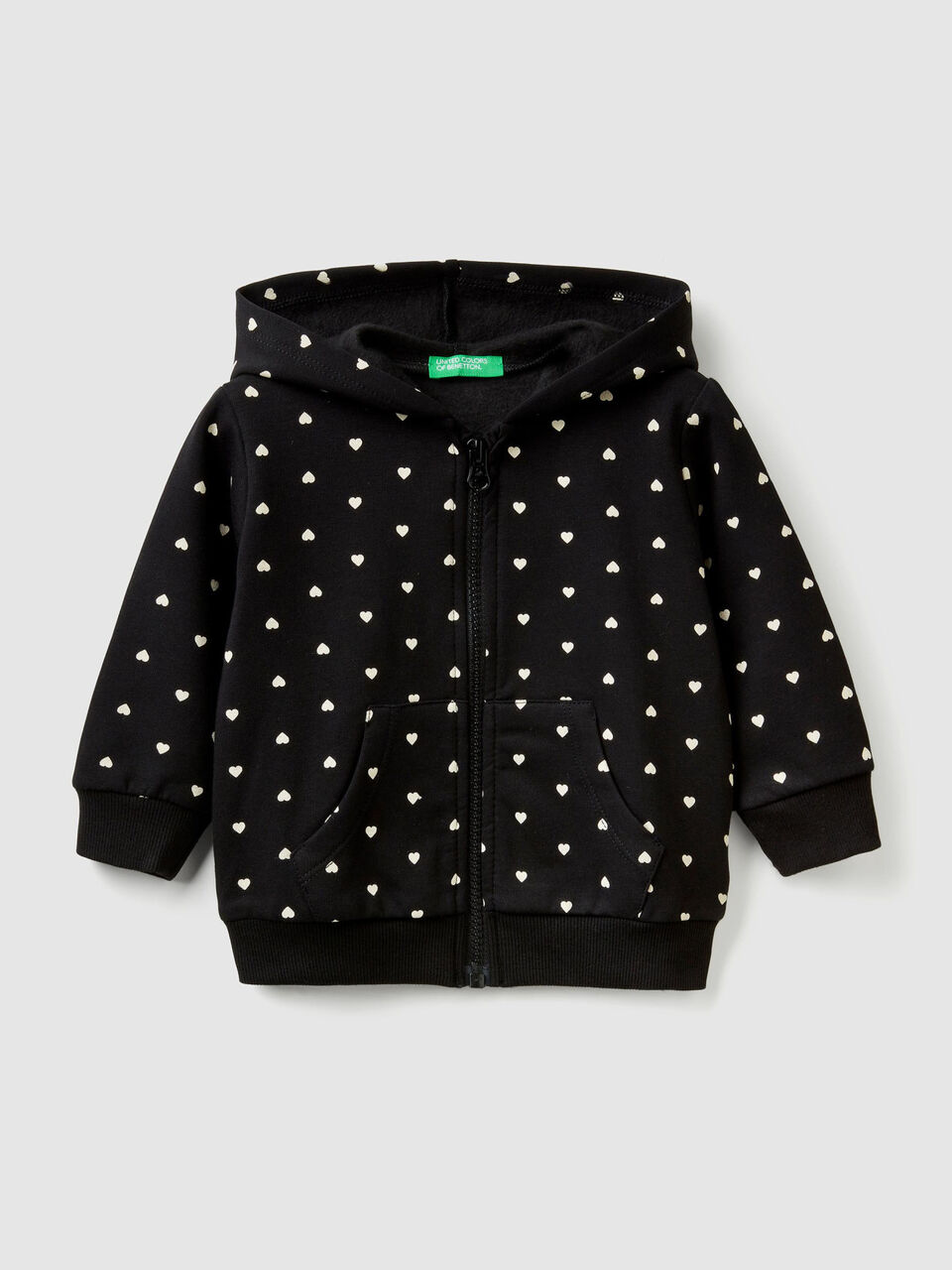 Sudadera estampada con capucha image number 1