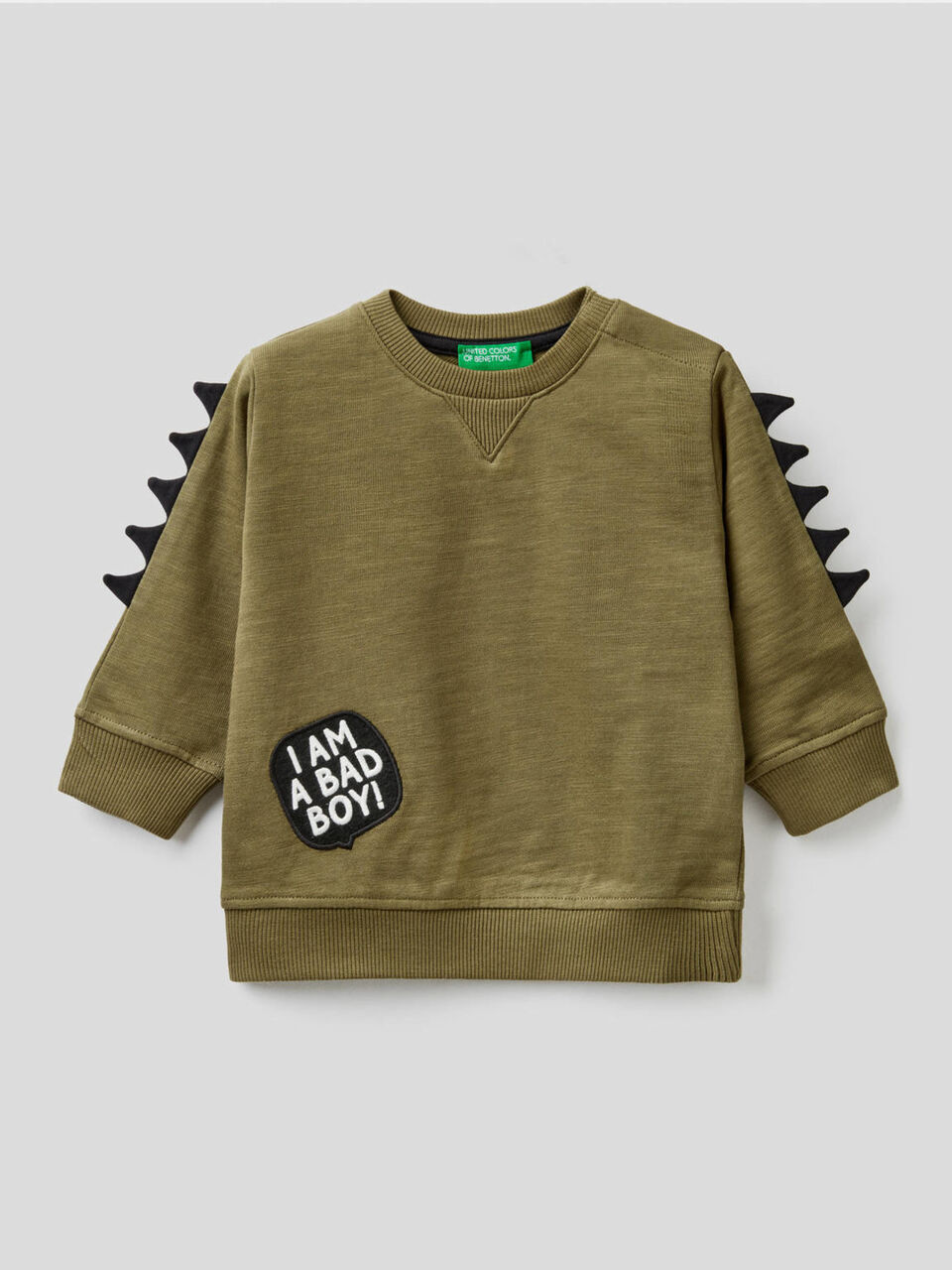 Sudadera de 100 % algodón con aplicaciones 3D image number 1