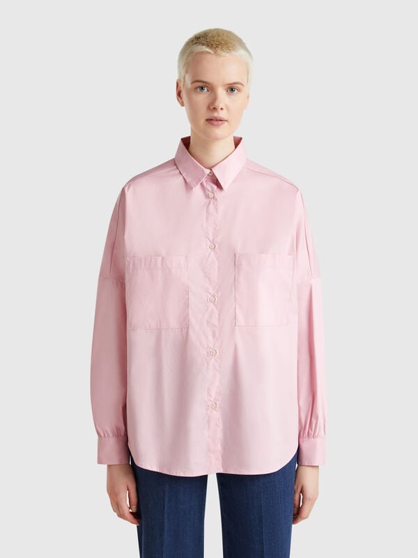 Camisa over fit Mujer