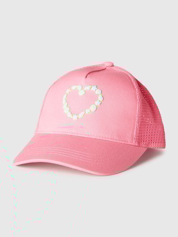 Gorra de béisbol de algodón y malla. Niño